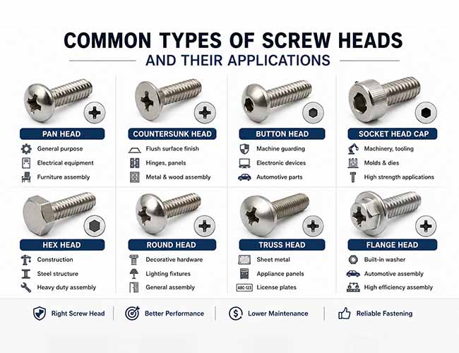screw head types