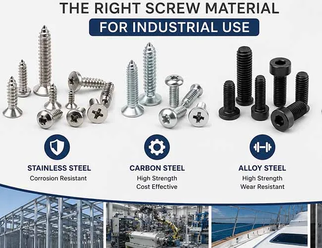 screw material selection