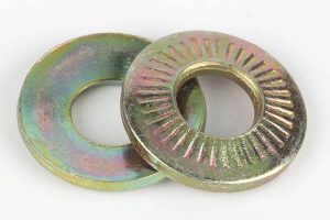 conical knurled spring washer