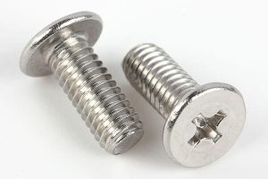 low profile flat head machine screw