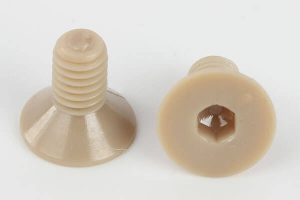 peek socket countersunk screw din7991