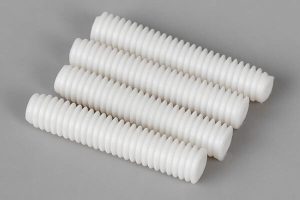 ptfe slotted flat point set screw