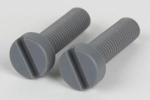 pvc slotted cheese head screw