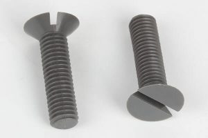 pvc slotted countersunk screw