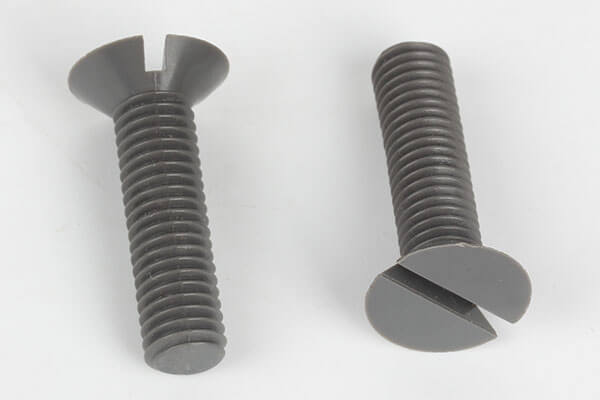 pvc slotted countersunk screw pvc slotted countersunk screw