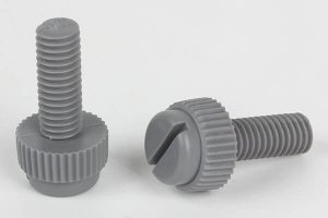 pvc slotted knurled thumb screw