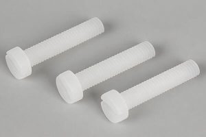 pvdf slotted cheese head screw
