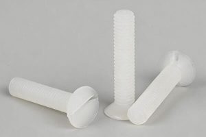 pvdf slotted countersunk head screw