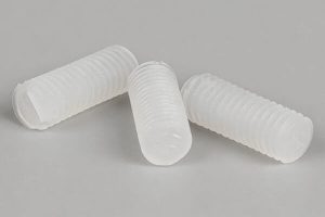 pvdf slotted flat point set screw