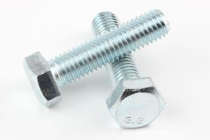 zinc plated carbon steel hex bolt