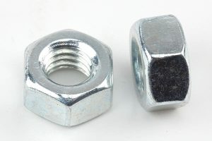 zinc plated carbon steel hex nut