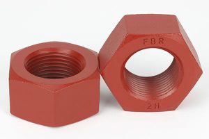 a194 2h carbon steel xylan coated hex nut