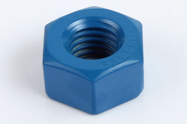 a4 80 ptfe coated inch hex nut