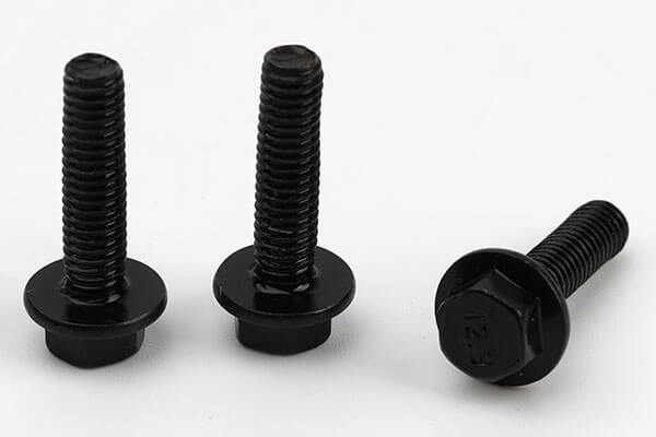 black oxide hex flange bolt black oxide hex flange bolt