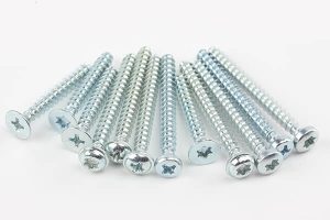 carbon steel flat end self tapping screw