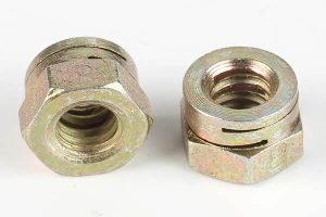 carbon steel grade 8 slotted self locking nut