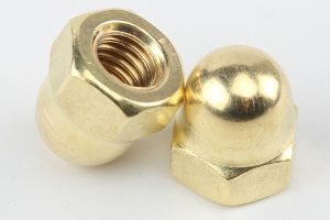 copper hex cap nut