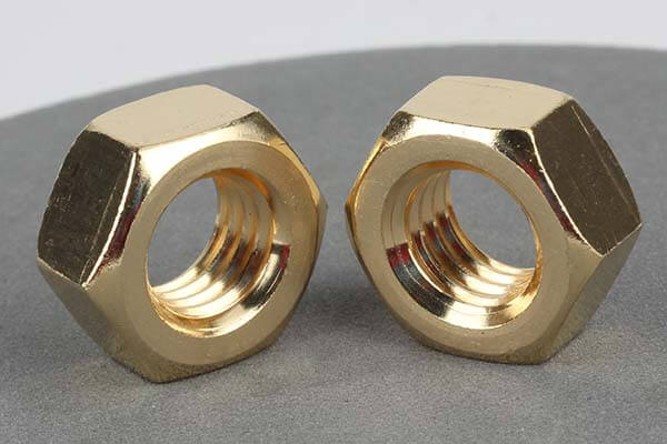 copper hex nut