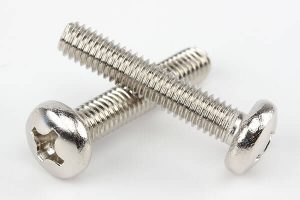 din7985 copper nickel plated phillips pan head screw