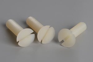 pa66 slotted countersunk screw
