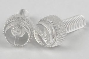 pc slotted knurled screw