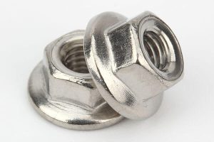 stainless steel hex flange nut din6923