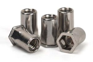 304 stainless hex rivet nut