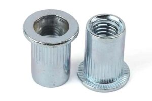 knurled round rivet nut