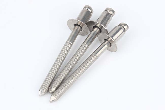 DIN 7337 aluminum steel rivet